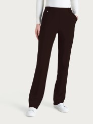 Pantalone ampio con tasche e risvolto DR34PL