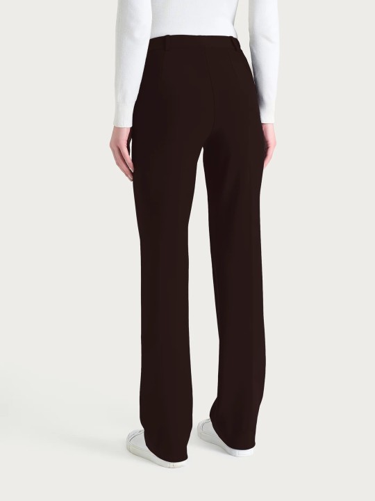 Pantalone ampio con tasche e risvolto DR34PL
