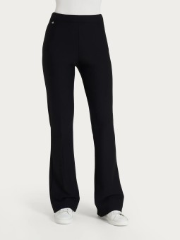 Pantalone flare in tessuto Compact DL20PC