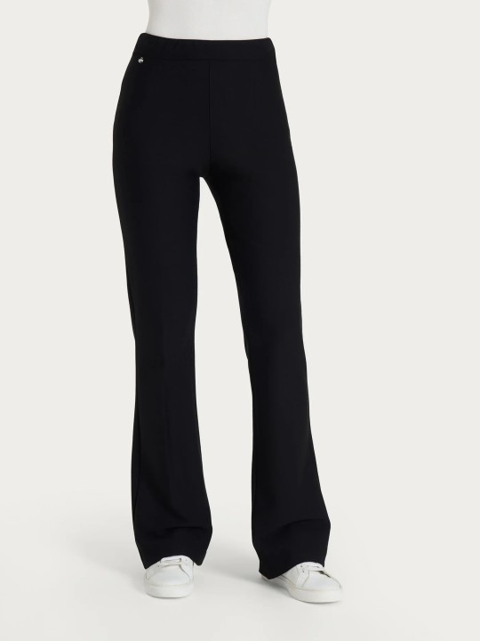 Pantalone flare in tessuto Compact DL20PC