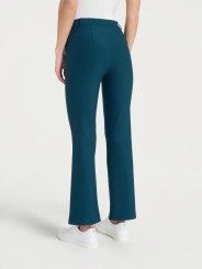 Pantalone flare alla caviglia in Compact DE72PM