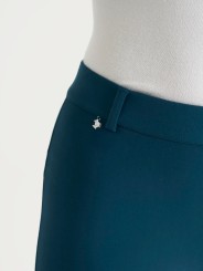 Pantalone flare alla caviglia in Compact DE72PM