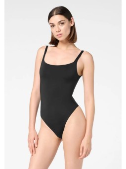 Body Spallina Stretta in Eco-Microfibra Elasticizzata Skinwear OroBlu