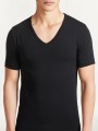 T-shirt cotone scollo a V Ragno