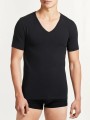 T-shirt cotone scollo a V Ragno