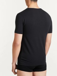 T-shirt cotone scollo a V Ragno