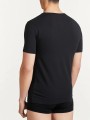 T-shirt cotone scollo a V Ragno