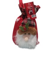 Borsa in feltro con plaid