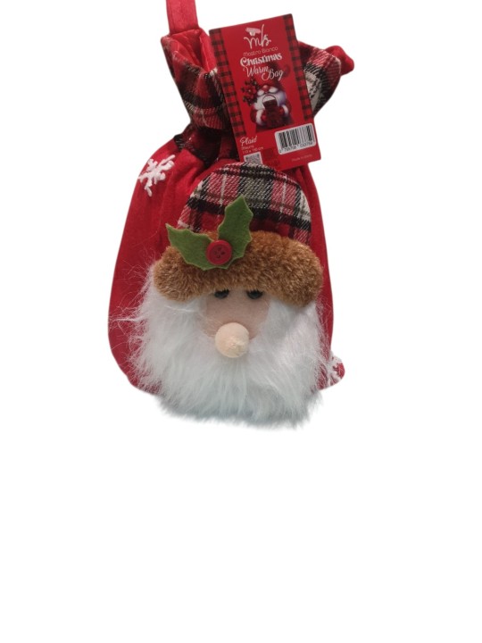 Borsa in feltro con plaid