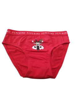 Slip bimbo Rosso