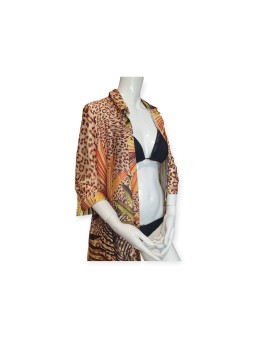 Caftano animalier